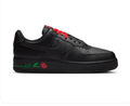Nike Air Force 1 Low '07 'Rose' Black Leather & Red Rose Graphic Special Edition Sneakers
