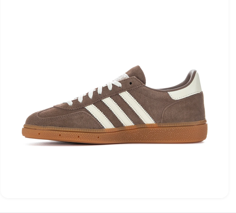 Adidas Handball Spezial 'Brown & Cream White' Earthy Brown Suede, Cream White 3-Stripes & Heel Patch, Gum Outsole Retro Heritage Indoor Court Lifestyle Sneakers