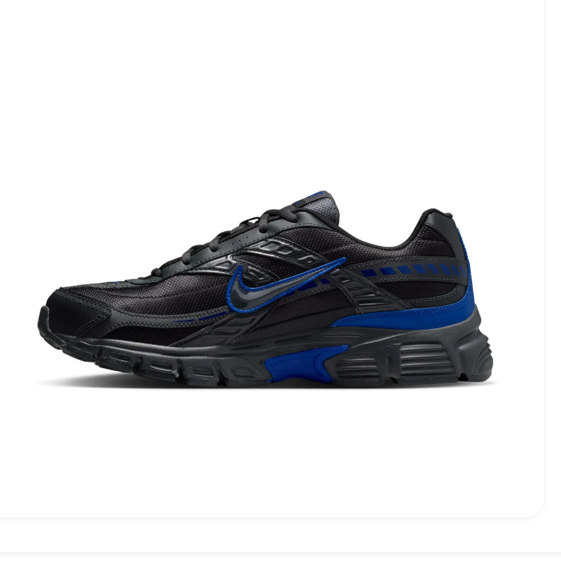 Nike Initiator 'Black & Royal Blue' Black & Game Royal Retro Running Sneakers