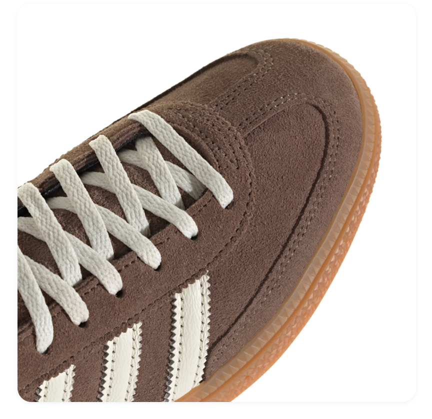 Adidas Handball Spezial 'Brown & Cream White' Earthy Brown Suede, Cream White 3-Stripes & Heel Patch, Gum Outsole Retro Heritage Indoor Court Lifestyle Sneakers