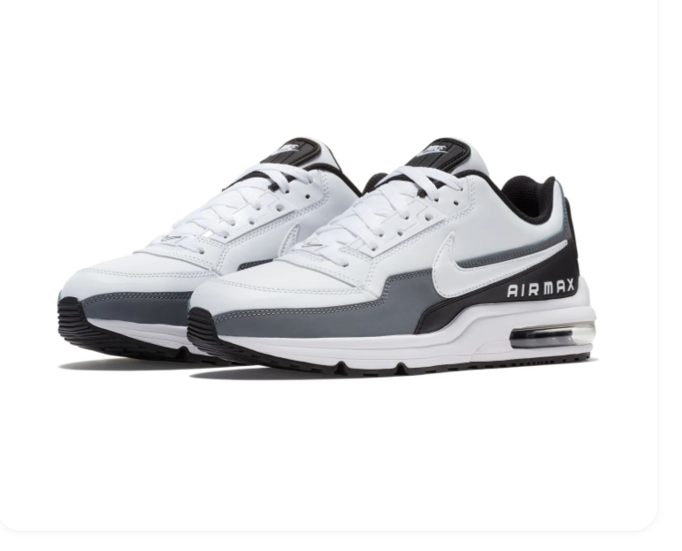Nike Air Max LTD 3 'White & Grey' White, Cool Grey & Black Retro Running Sneakers