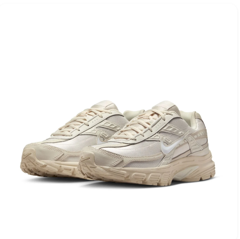 Nike Initiator 'Sanddrift' Cream & Sail Tonal Retro Running Sneakers