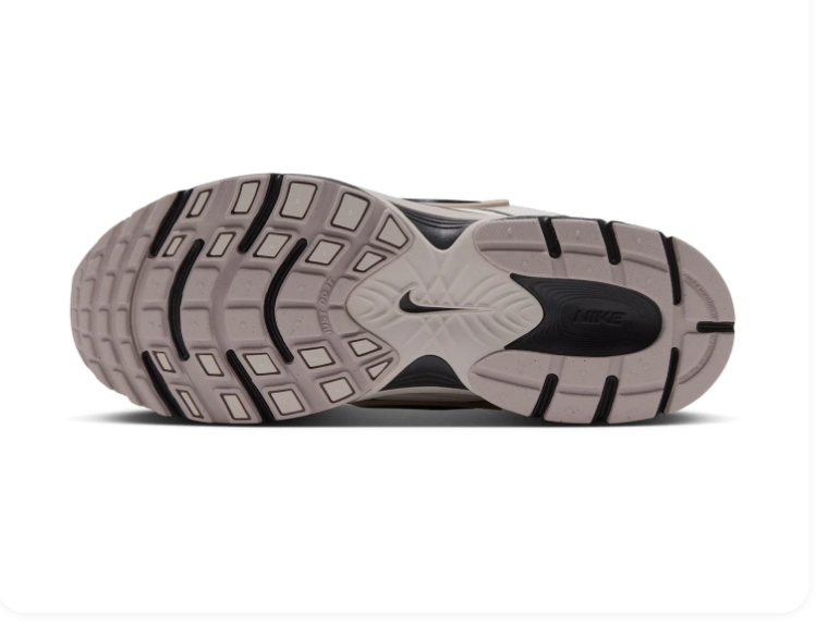 Nike Air Max Muse 'Phantom & Metallic Silver' Mesh Leather, Metallic Silver Overlays, Dark Smoke Grey Swoosh & Chunky Outsole Premium Lifestyle Running Sneakers