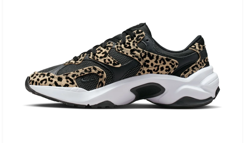 Nike Motiva 'Leopard Print' Black & Tan Women's Walking Sneakers