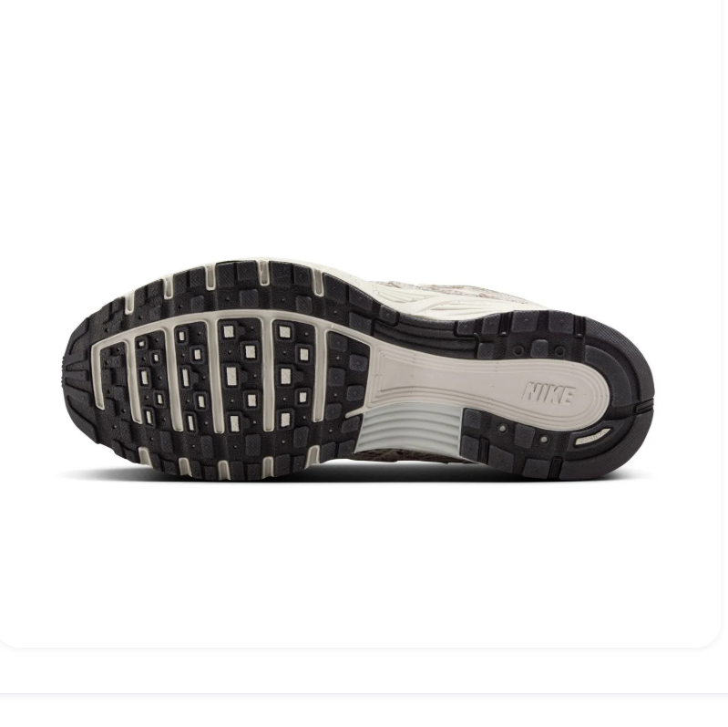 Nike P-6000 'Snake Print' Phantom Cream & Black Retro Running Sneakers