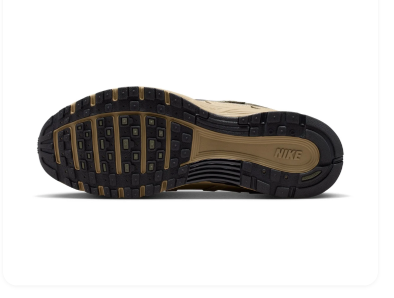 Nike P-6000 'Neutral Olive' Olive Green & Khaki Retro Running Sneakers