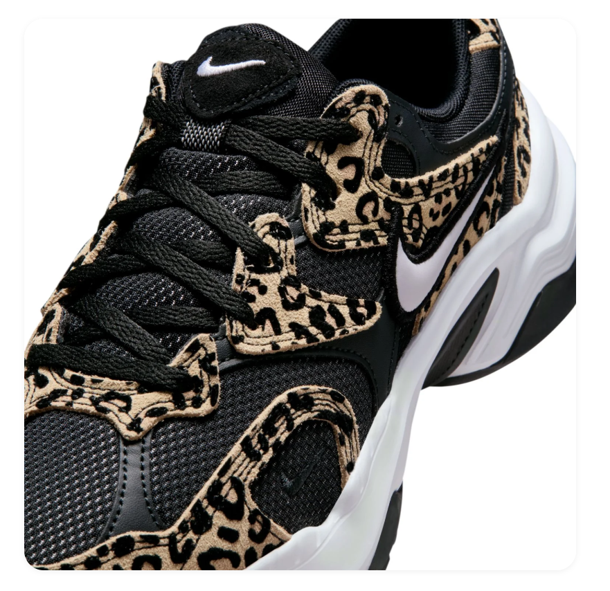 Nike Motiva 'Leopard Print' Black & Tan Women's Walking Sneakers