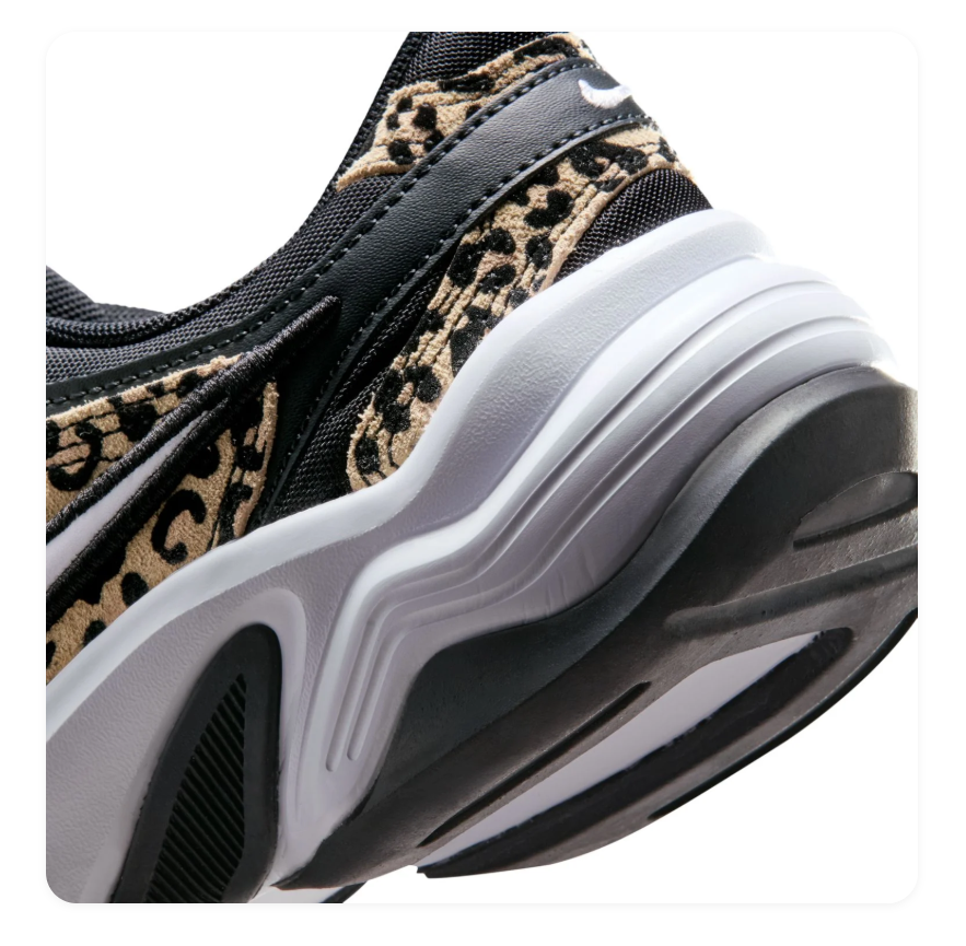 Nike Motiva 'Leopard Print' Black & Tan Women's Walking Sneakers
