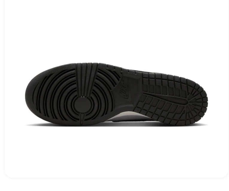 Nike Dunk Low 'Wolf Grey & Black' Wolf Grey Leather, Black Swoosh & Oversized NIKE Text Graphic Streetwear Sneakers