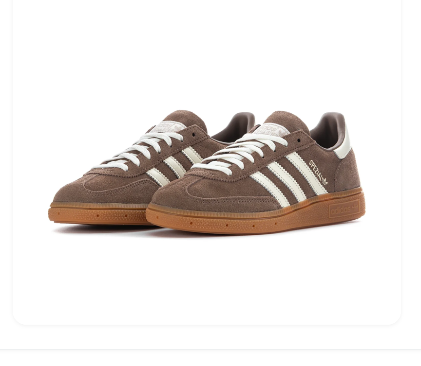 Adidas Handball Spezial 'Brown & Cream White' Earthy Brown Suede, Cream White 3-Stripes & Heel Patch, Gum Outsole Retro Heritage Indoor Court Lifestyle Sneakers