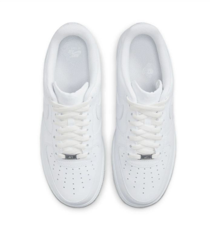 Nike Air Force 1 Low '07 'Triple White' All-White Classic Sneakers