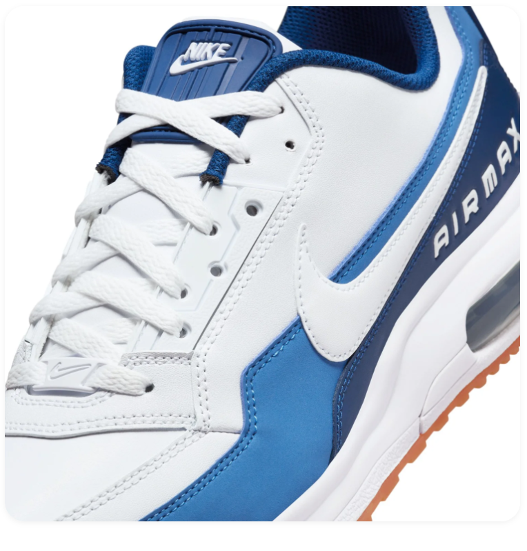Nike Air Max LTD 3 'White & Court Blue' White, Court Blue & Gum Retro Running Sneakers