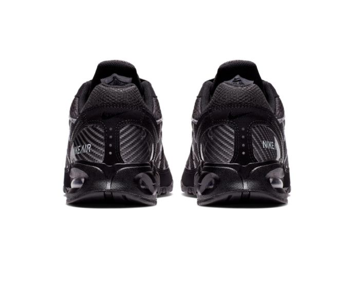 Nike Air Max Torch 4 'Black & Silver' Black Mesh & Metallic Silver Retro Running Sneakers