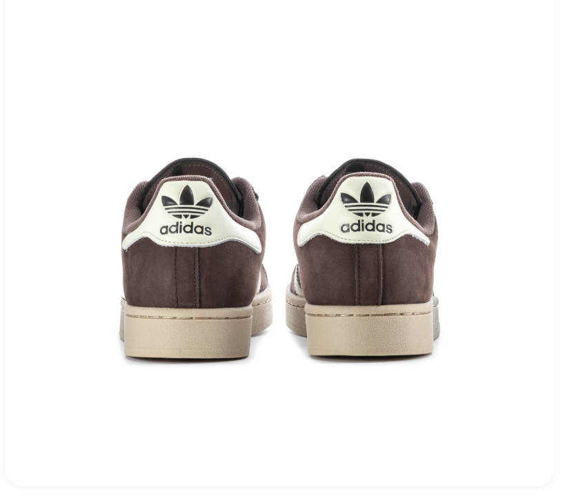 Adidas Superstar 'Dark Brown & Cream White' Dark Brown Suede, Cream White 3-Stripes, Gold Shell Toe, Trefoil Heel Tab & Sand Midsole Earthy Retro Lifestyle Sneakers