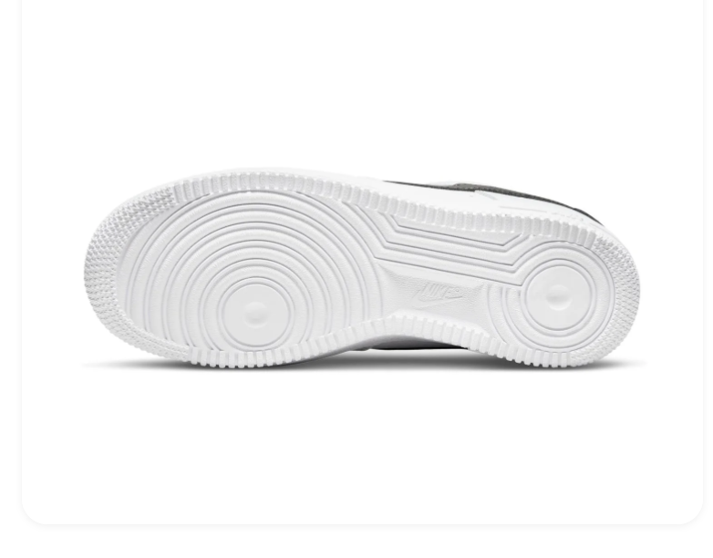 Nike Air Force 1 Low '07 'White & Black' White Leather Black Swoosh Classic Sneakers