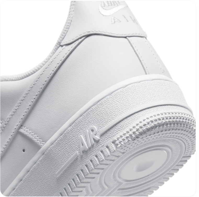 Nike Air Force 1 Low '07 'Triple White' All-White Classic Sneakers