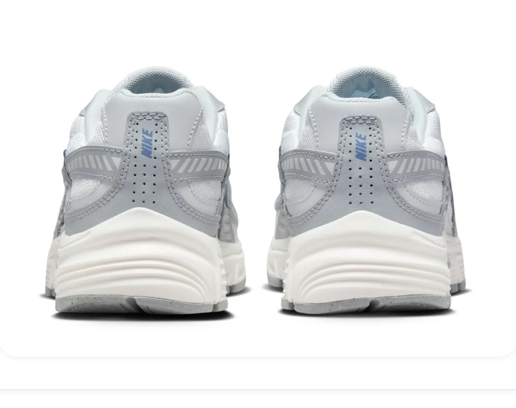 Nike Initiator 'White, Silver & Blue' White Mesh & Silver Reflective Y2K Retro Running Sneakers