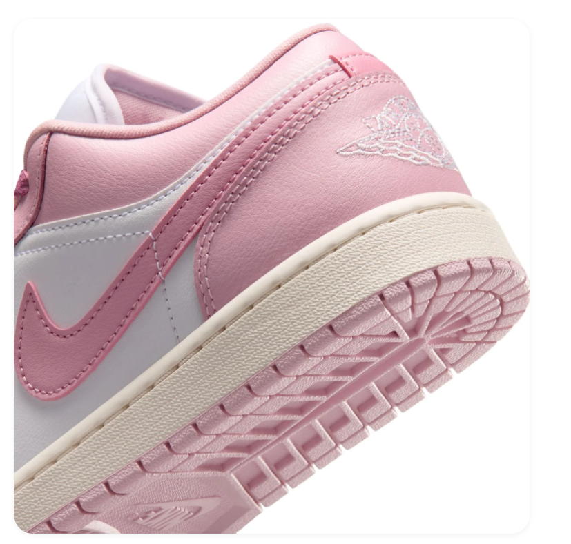 Air Jordan 1 Low 'Pink Foam' Women's Sneakers