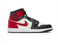 Air Jordan 1 Mid 'Chicago Black Toe' Black Red White Sneakers