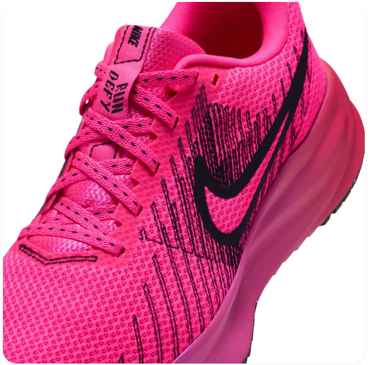 Nike Zoom Fly 6 'Hyper Pink & Vivid Purple' All-Pink Mesh, Tonal Swoosh Pattern & Black Purple Two-Tone Outsole Women's Racing Running Sneakers
