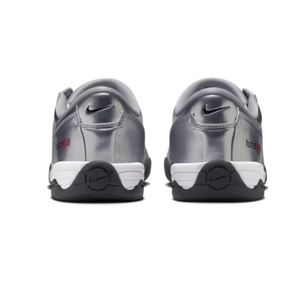 Nike Total 90 III IC 'Metallic Silver' Silver & Red Football-Inspired Lifestyle Sneakers
