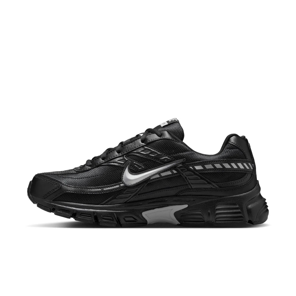 Nike Initiator 'Triple Black' Black & Silver Retro Running Sneakers