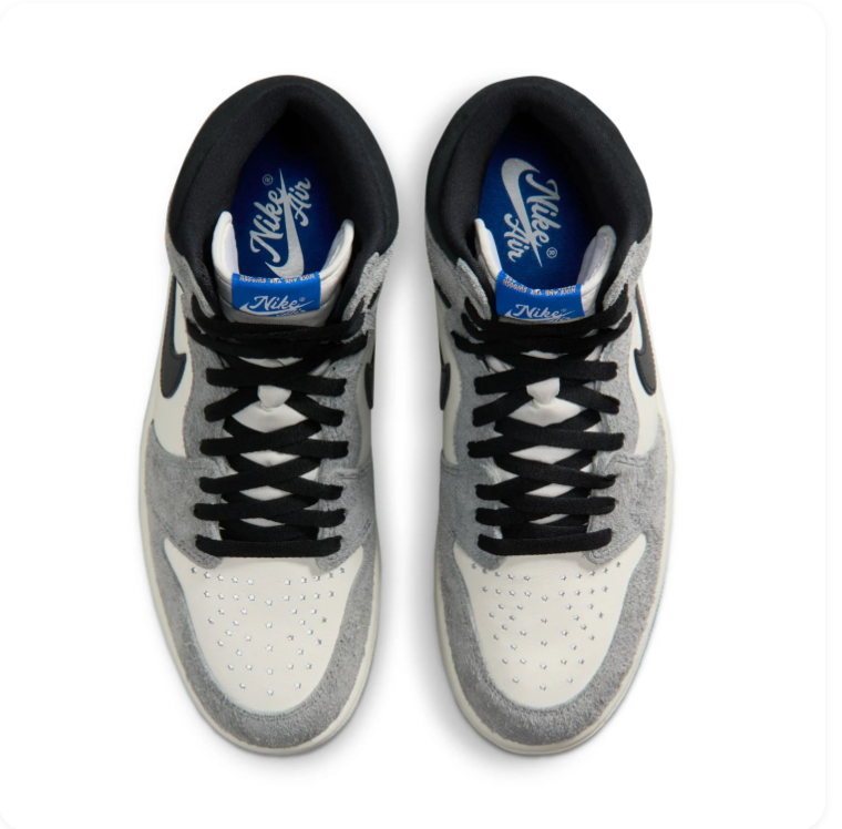 Air Jordan 1 Retro High OG 'Craft' Cement Grey Sneakers