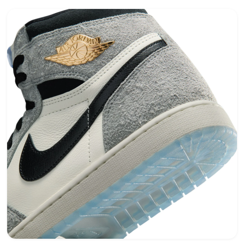 Air Jordan 1 Retro High OG 'Craft' Cement Grey Sneakers