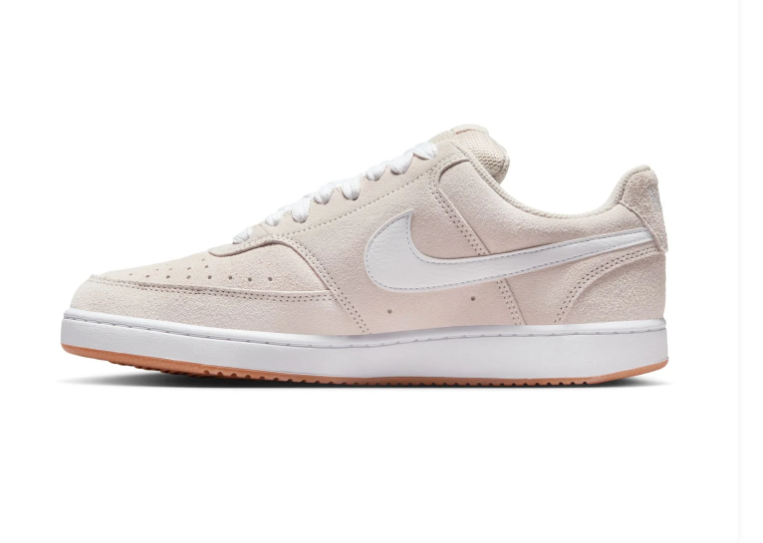 Nike Air Force 1 Low '07 'Pearl White & Gum' All-Over Perforated Suede Tonal White Swoosh & Gum Outsole Premium AF1 Sneakers