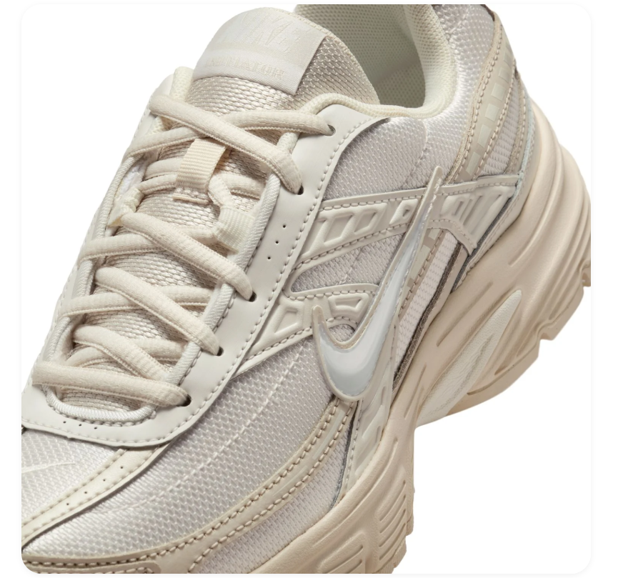 Nike Initiator 'Sanddrift' Cream & Sail Tonal Retro Running Sneakers