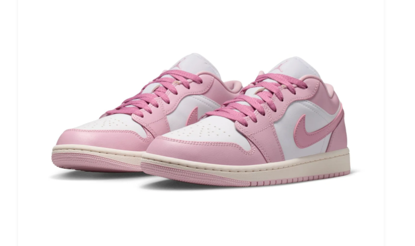 Air Jordan 1 Low 'Pink Foam' Women's Sneakers