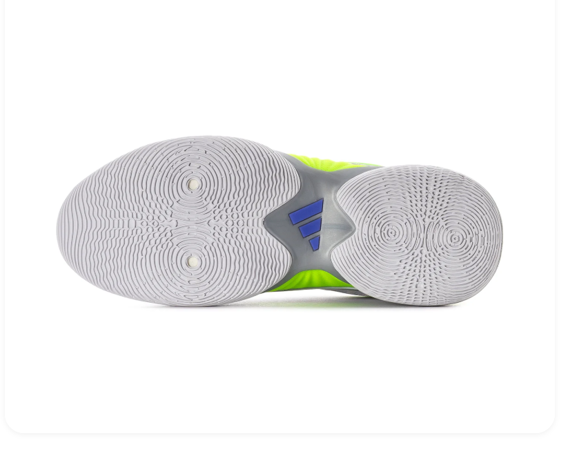 Adidas Crazy BYW X 2.0 'Silver & Volt' Metallic Silver Upper, Volt Boost Pod & Heel Pull, Purple Collar Lining, Volt 3-Stripes, White Round Laces & White Rubber Outsole High-Performance Basketball Lifestyle Sneakers