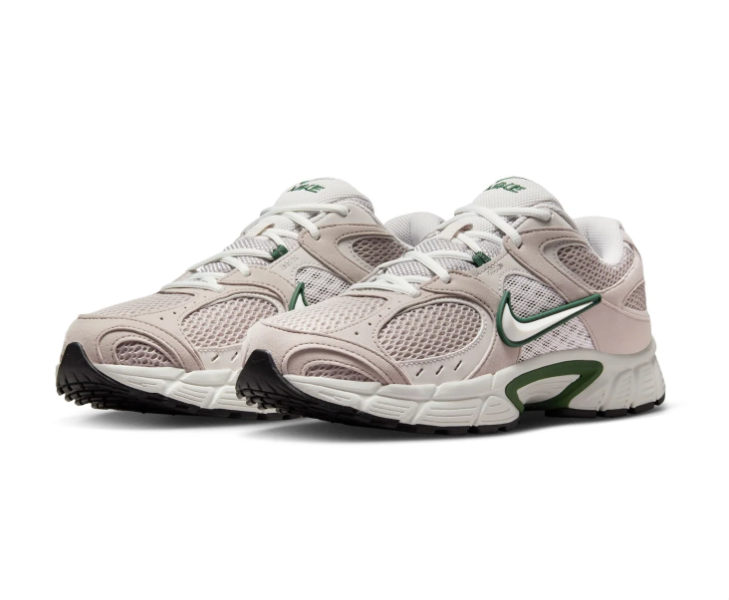 Nike Zoom Vomero 5 'Phantom & Gorge Green' Phantom Suede Mesh & Forest Green Accent Y2K Retro Running Sneakers