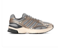 Adidas Response CL 'Grey & Rose Gold' Silver Grey Mesh Upper, Rose Gold Metallic Overlays & Heel Panel, Grey 3-Stripes, Grey Round Laces, Cream White Chunky Midsole & Black Rubber Outsole Y2K Vintage Running Lifestyle Sneakers