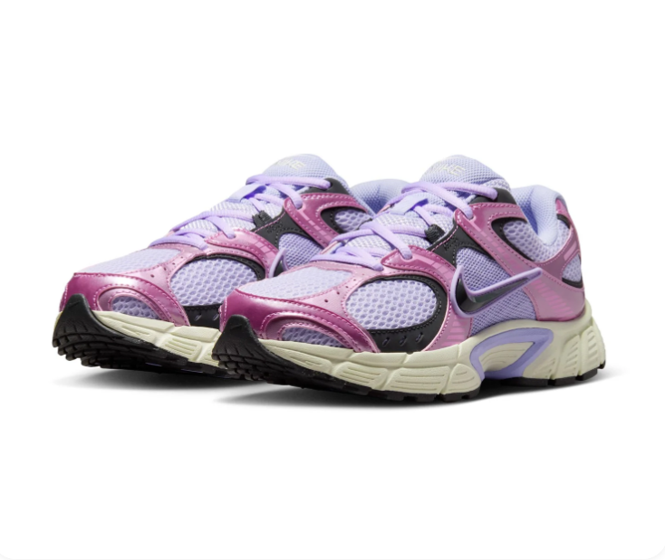 Nike Air Max Muse 'Lilac & Metallic Fuchsia' Purple Mesh, Metallic Pink Leather Overlays, Dark Raisin Swoosh & Chunky Sail Midsole Dreamy Women's Lifestyle Running Sneakers