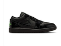 Air Jordan 1 Low 'Black Green' All Black Sneakers