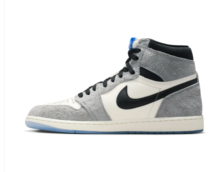 Air Jordan 1 Retro High OG 'Craft' Cement Grey Sneakers