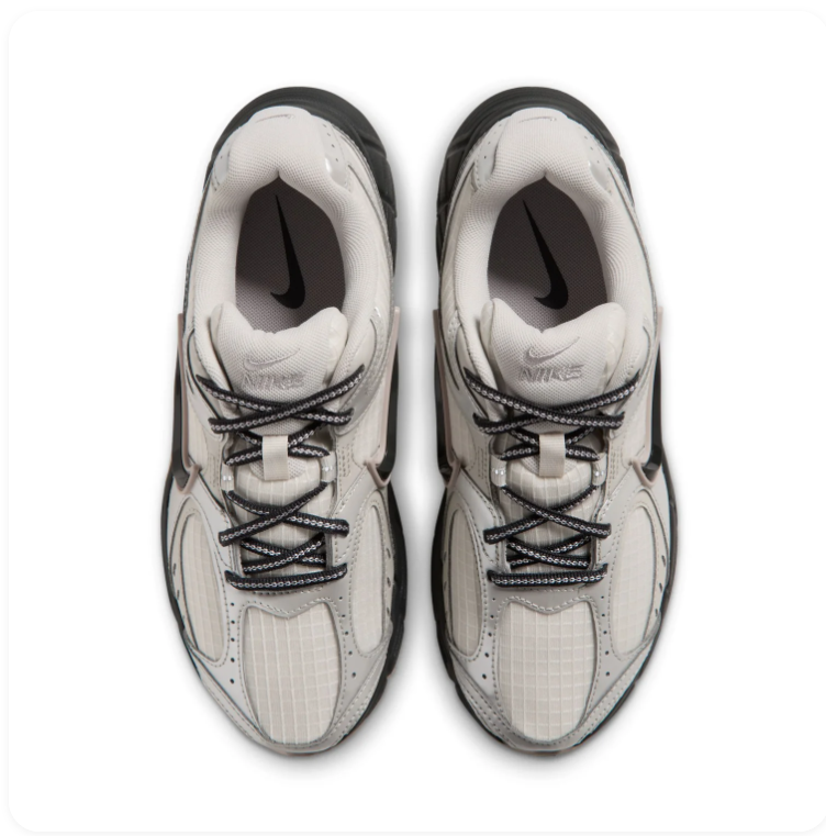 Nike Air Max Muse 'Phantom & Metallic Silver' Mesh Leather, Metallic Silver Overlays, Dark Smoke Grey Swoosh & Chunky Outsole Premium Lifestyle Running Sneakers