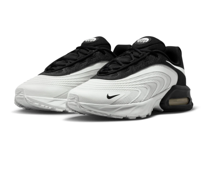 Nike Air Max Exosense 'White & Black' White Mesh & Black Exoskeleton Futuristic Running Sneakers