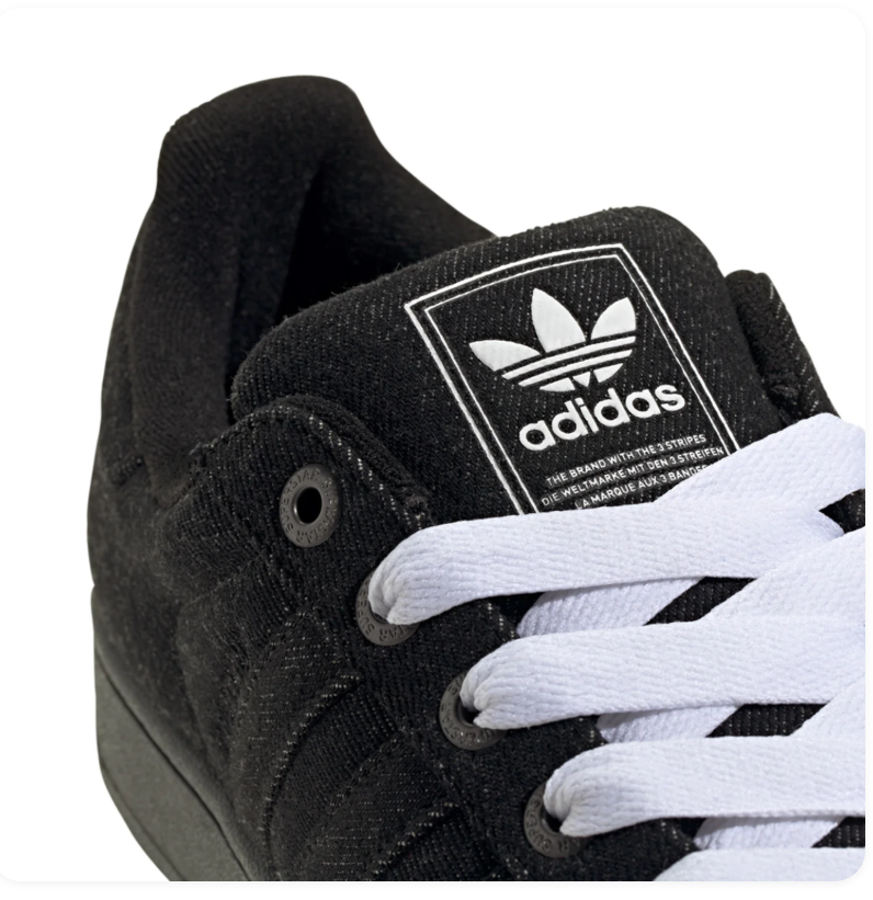 Adidas Superstar 'Core Black' All-Black Suede, Tonal Black 3-Stripes, Tonal Black Shell Toe, White Flat Laces, Square Trefoil Tongue Label & Black Outsole Stealthy Tonal Retro Basketball Lifestyle Sneakers