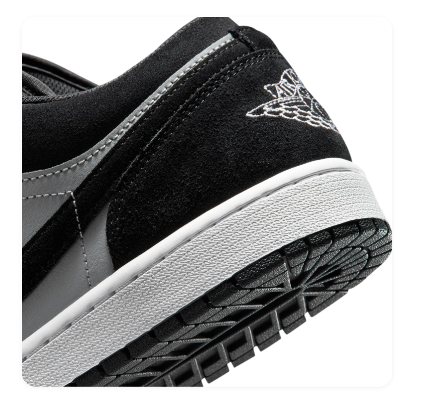 Air Jordan 1 Low 'Shadow Grey' Men's Sneakers