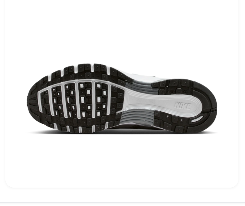 Nike P-6000 'Cool Grey' White & Grey Retro Running Sneakers