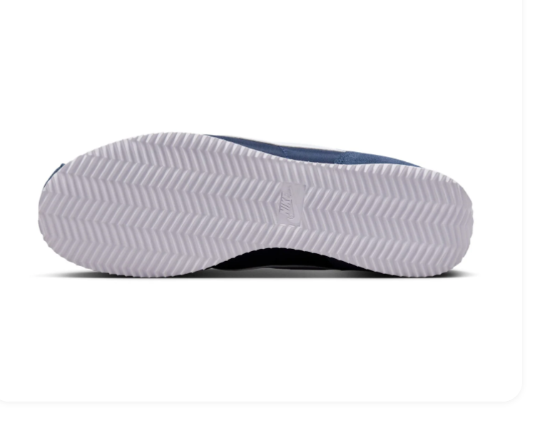 Nike Cortez 'Midnight Navy' Navy Nylon & White Swoosh Retro Classic Sneakers