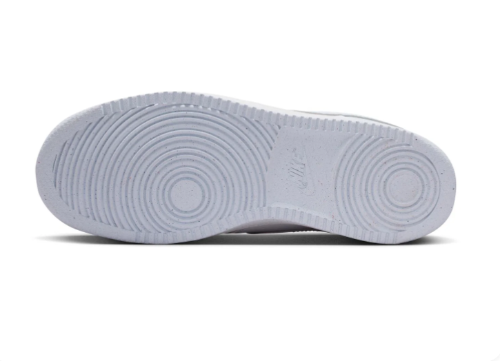 Nike Court Vision Low 'Triple White' All-White Tonal Leather Minimalist Basketball Sneakers
