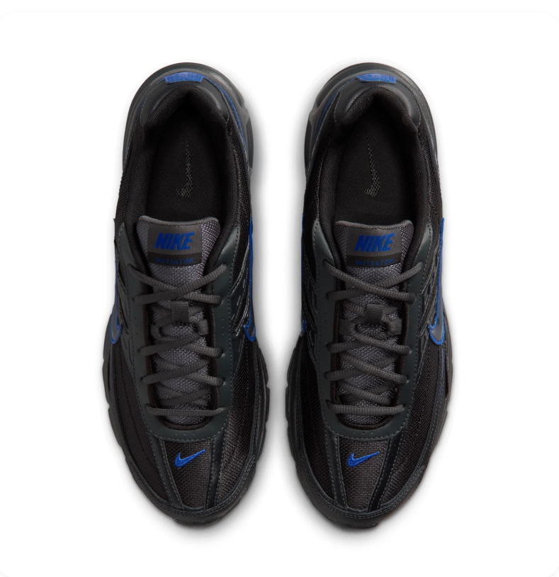Nike Initiator 'Black & Royal Blue' Black & Game Royal Retro Running Sneakers