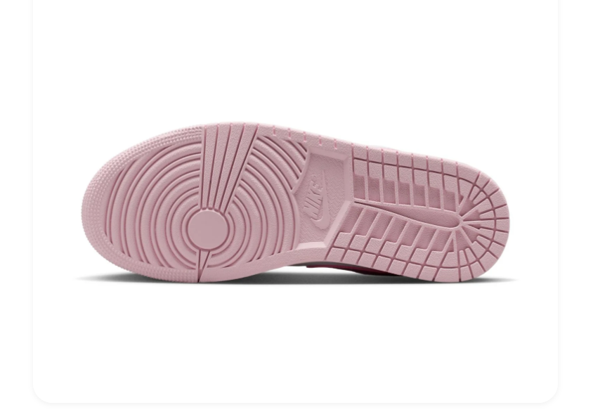 Air Jordan 1 Low 'Pink Foam' Women's Sneakers