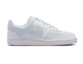 Nike Court Vision Low 'Triple White' All-White Tonal Leather Minimalist Basketball Sneakers