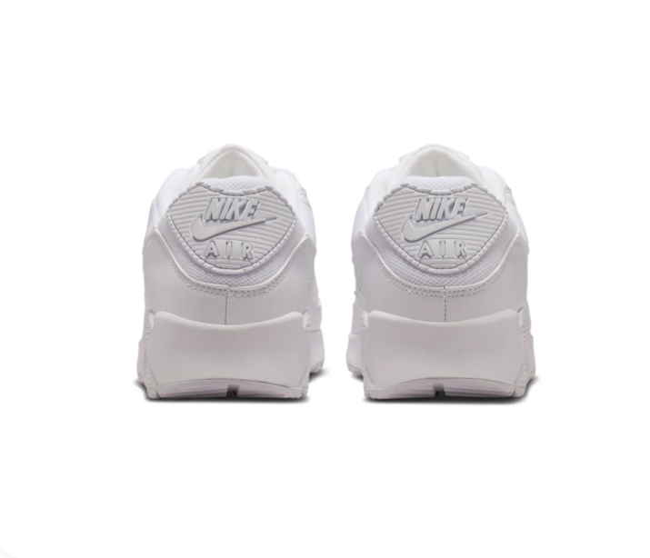 Nike Air Max 90 'Triple White' All-White Classic Air Cushion Sneakers