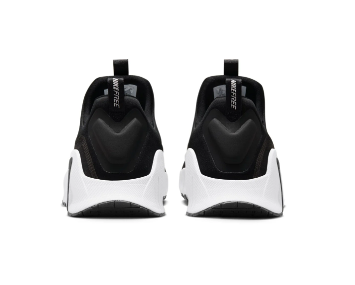 Nike Free Metcon 6 'Black & White' All-Black Mesh, White Swoosh & Bold N-Logo Training Shoe with Stable Lifting Platform