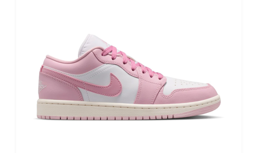 Air Jordan 1 Low 'Pink Foam' Women's Sneakers
